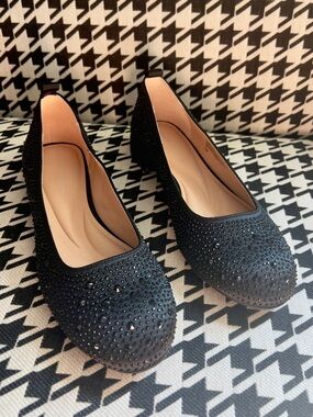 Adrienne Vittadini‎ Carnival Womens Round Closed Toe Ballet Flats-Size 7